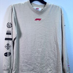 F1 Beige Long Sleeve Shirt